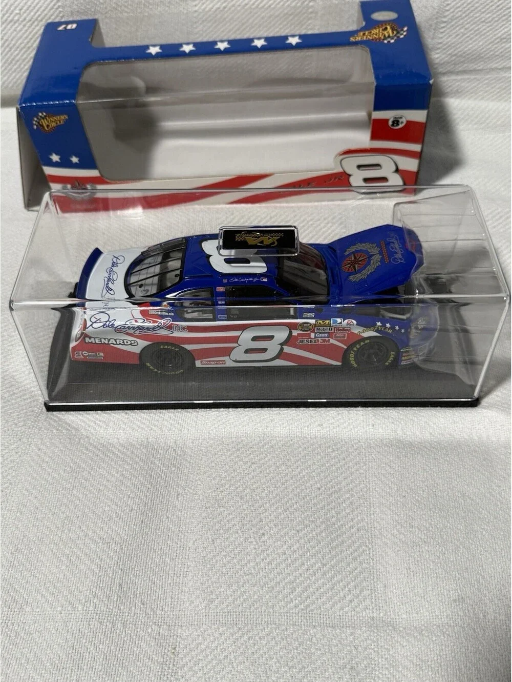 🔥 1:24 Dale Earnhardt Jr # 8 Bud Budweiser Stars & Stripes 2007 Open Hood 🔥